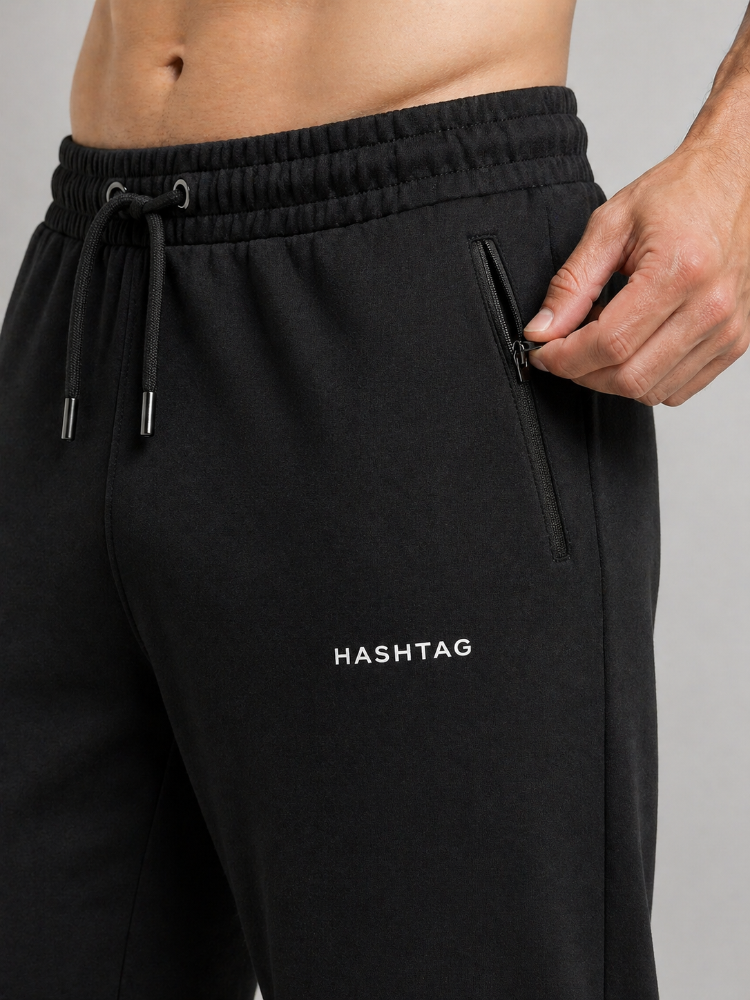VE YRON Hashtag Edition™ Mens Track Pant — Phantom Black