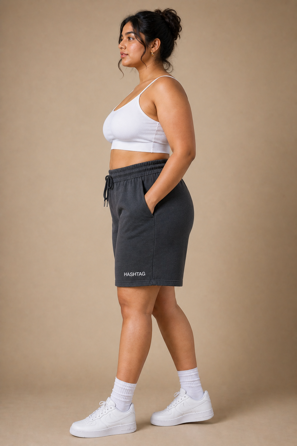 VE YRON Hashtag Edition™ Plus Women’s Shorts —Graphite Storm