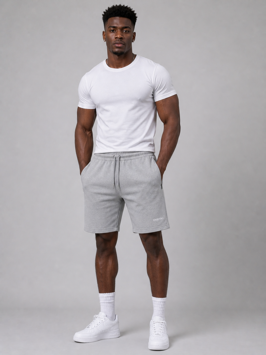 VE YRON Hashtag Edition™ Mens Shorts — Graphite Storm