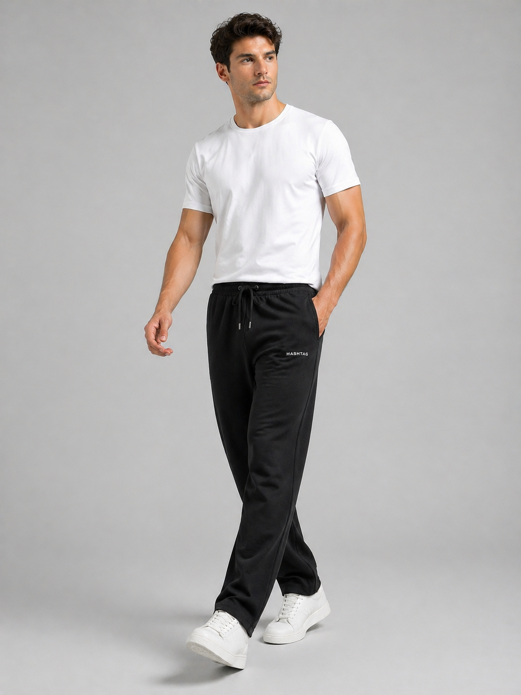 VE YRON Hashtag Edition™ Mens Track Pant — Phantom Black