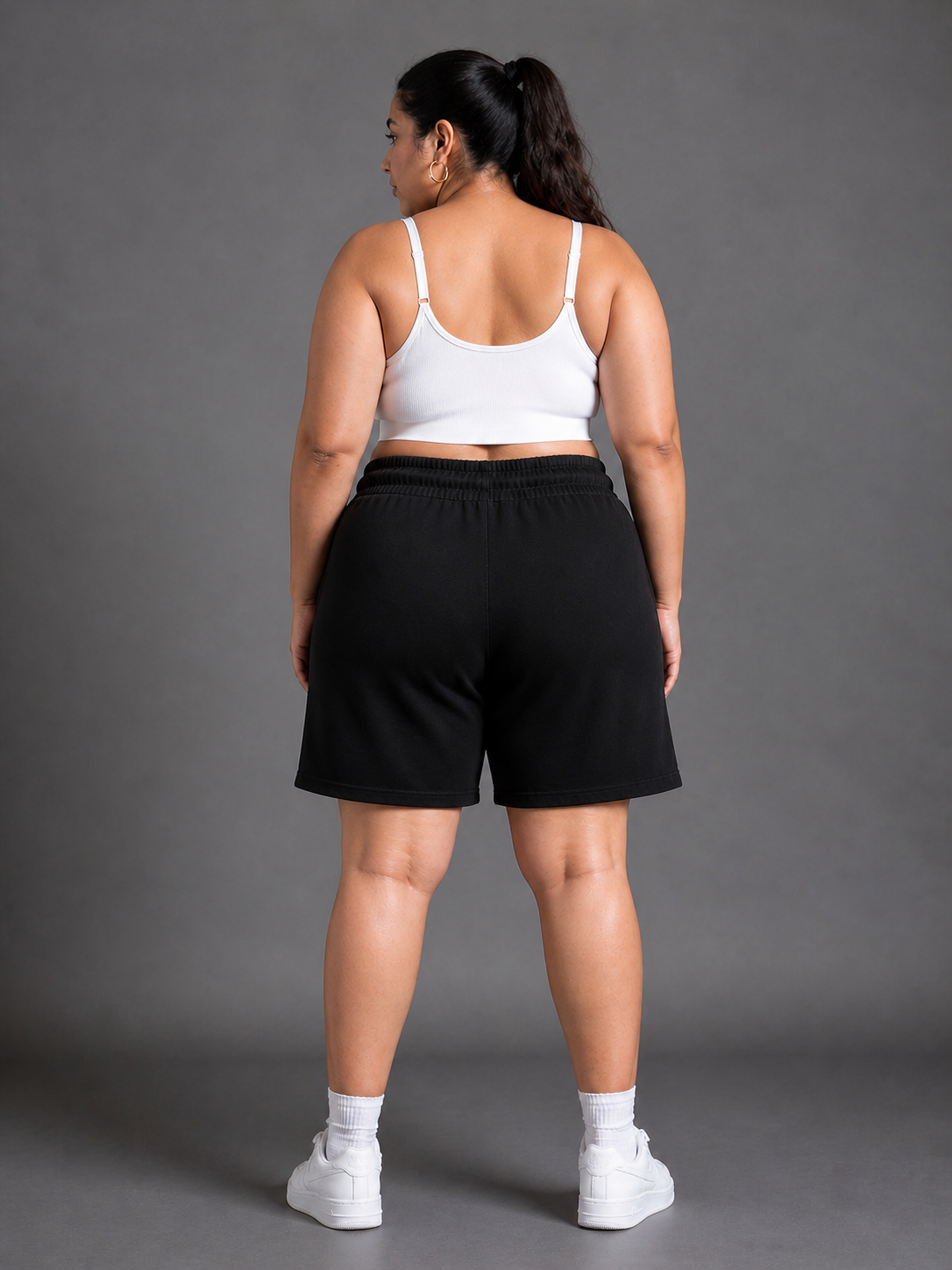 VE YRON Hashtag Edition™ Plus Women’s Shorts — Phantom Black